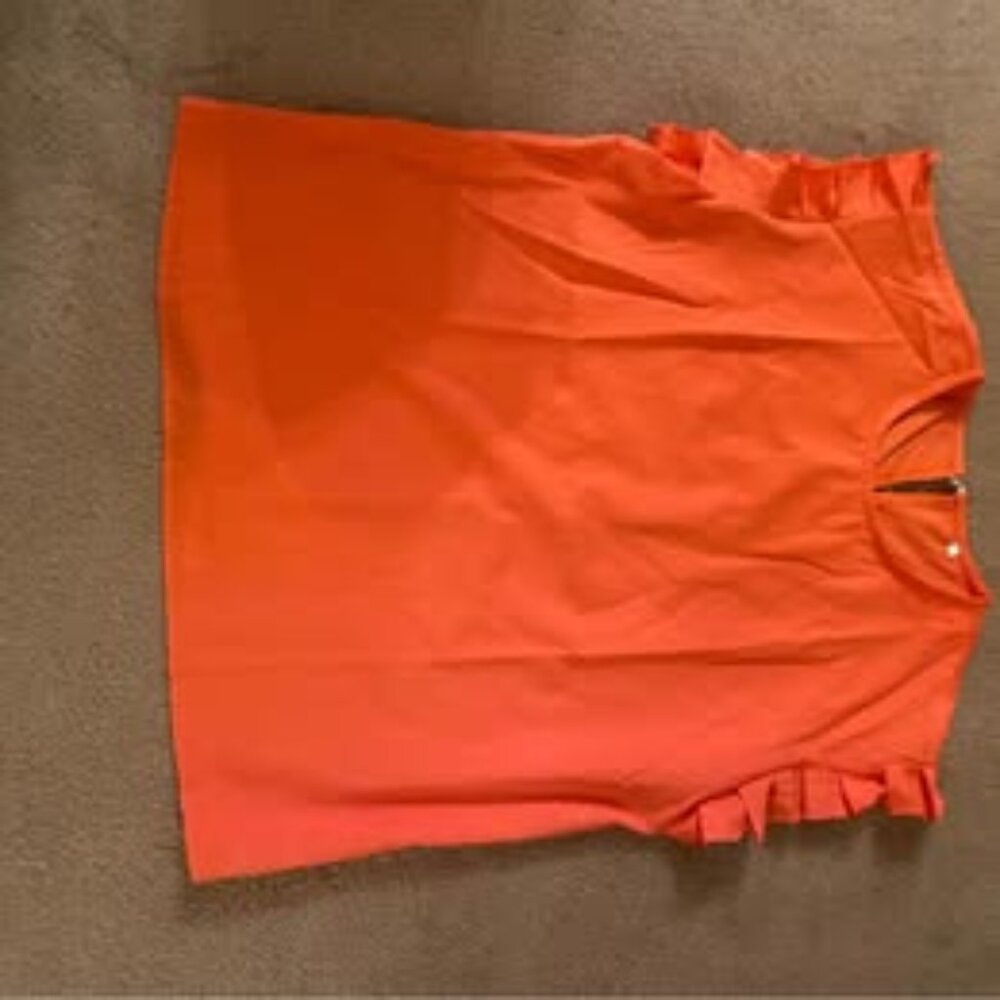 Orange blouse